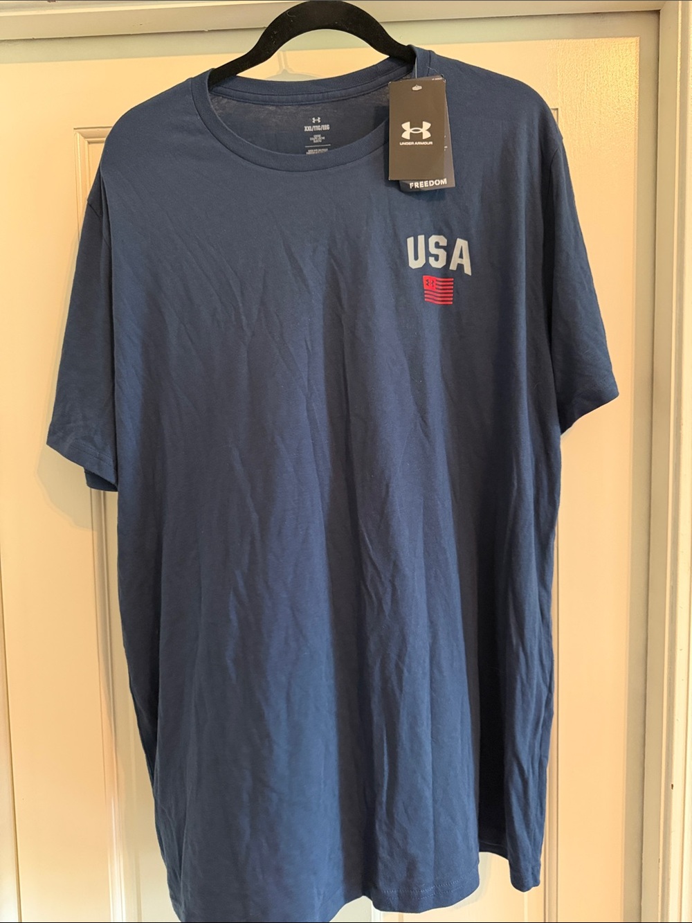 Under Armour Navy USA Graphic Short Sleeve Tee